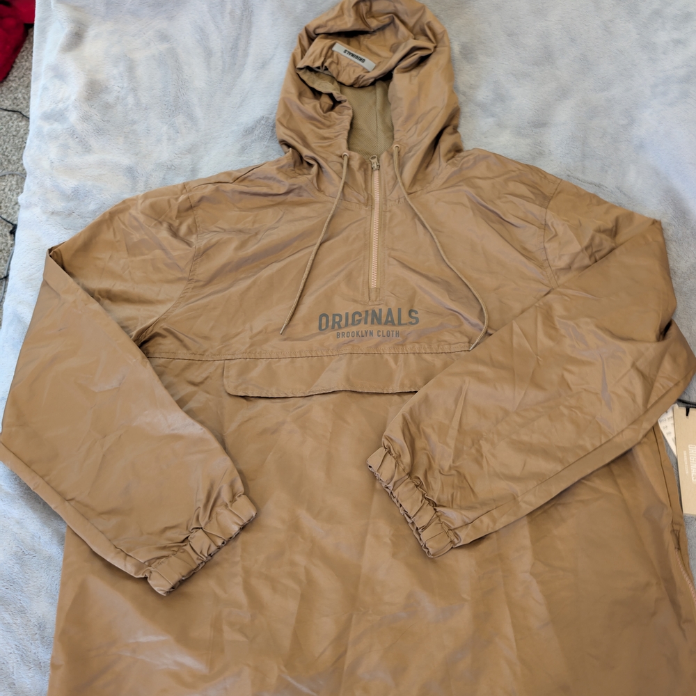 Brooklyn Cloth Tan Windbreaker Jacket